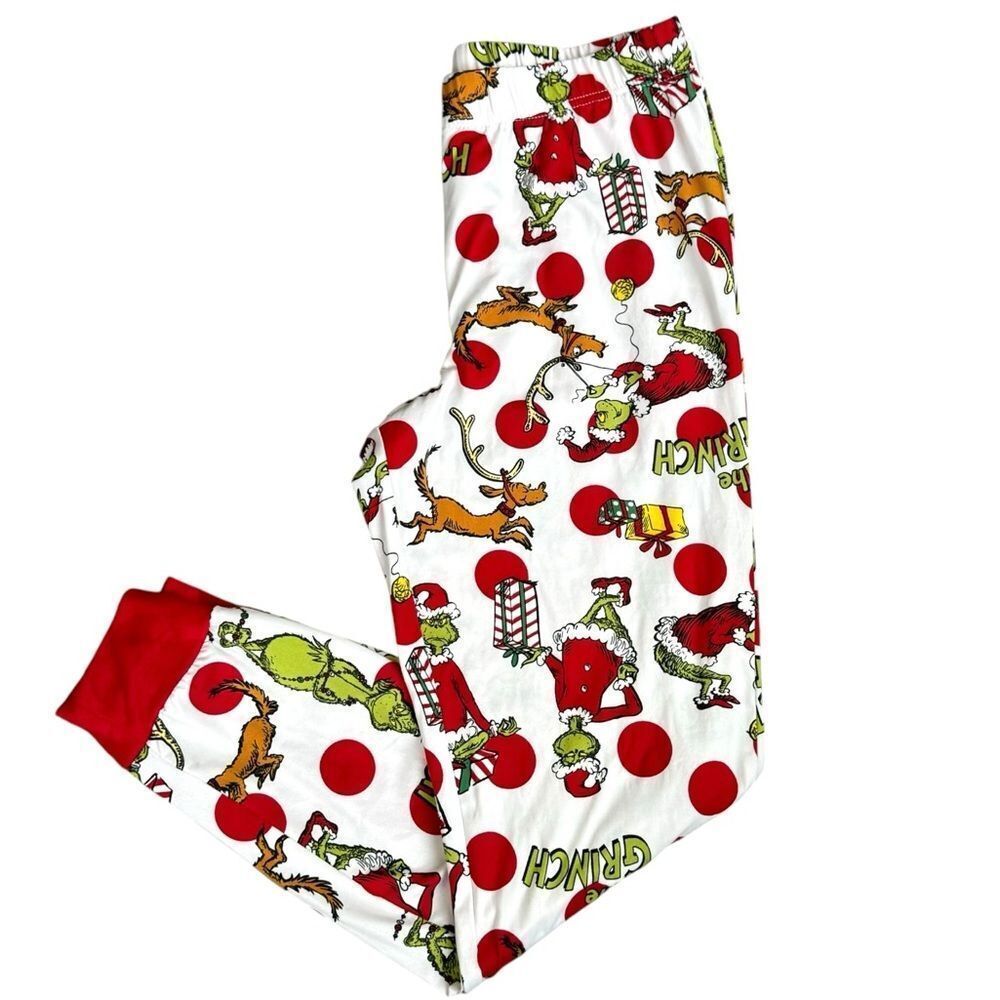 Dr. Seuss The Grinch Pull-On Pajama PJ Pants. Sleepwear Separates. Small. 28-30.